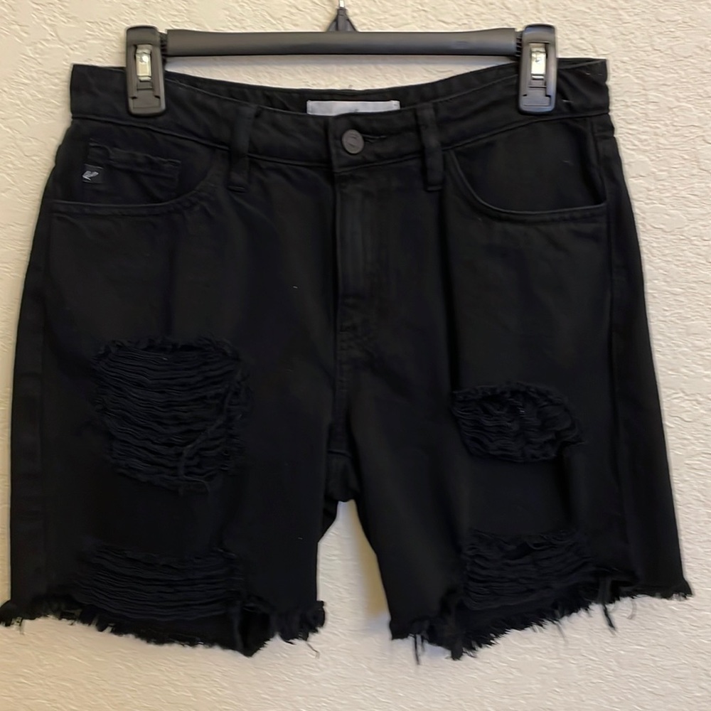 KanCan Black Jean Shorts